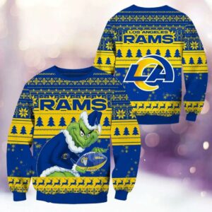 Los Angeles Rams Grinch Stolen Ugly Christmas Sweater