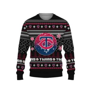 Merry Christmas Minnesota Twins Ugly Christmas Sweater