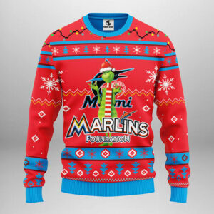 Miami Marlins Funny Grinch Ugly Christmas Sweater 1.jpeg