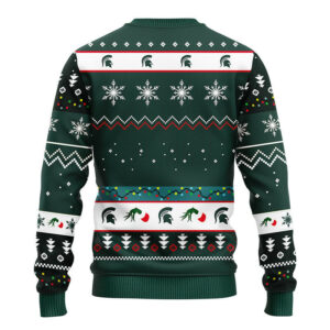 Michigan State Spartans 12 Grinch Xmas Day Ugly Christmas Sweater 2.jpeg