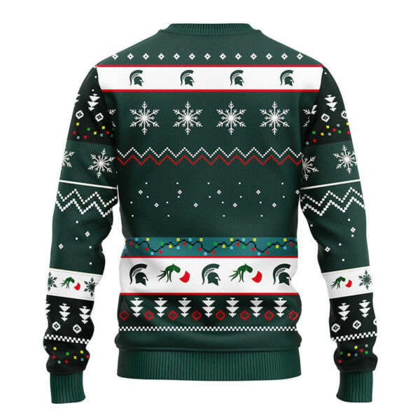 Michigan State Spartans 12 Grinch Xmas Day Ugly Christmas Sweater 2.jpeg