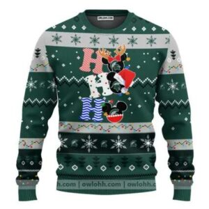 Michigan State Spartans Hohoho Ugly Christmas Sweater