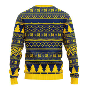 Michigan Wolverines Grinch Hug Ugly Christmas Sweater 2.jpeg