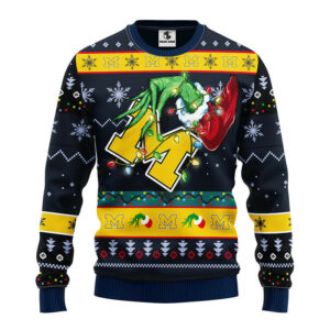 Michigan Wolverines Grinch Ugly Christmas Sweater 1.jpeg