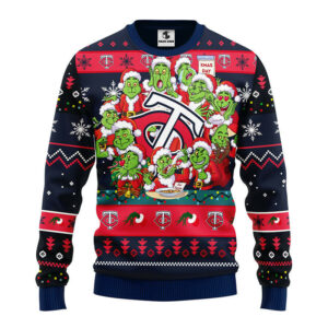 Minnesota Twins 12 Grinch Xmas Day Ugly Christmas Sweater 1.jpeg