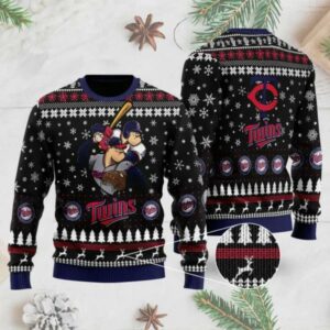 Minnesota Twins Mascot Ugly Christmas Sweater