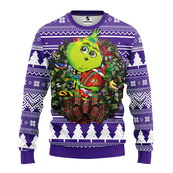 Minnesota Vikings Grinch Hug Ugly Christmas Sweater 1.jpeg