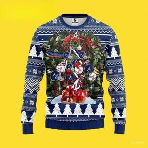 Mlb Atlanta Braves Christmas Tree Ugly Christmas Sweater