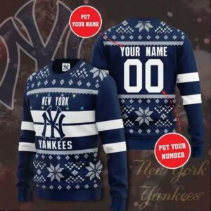 Mlb New York Yankees Custom Ugly Christmas Sweater