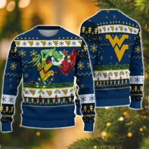 NCAA LSU Tigers Grinch Ugly Christmas Sweater