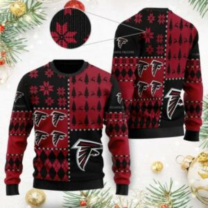 NFL Atlanta Falcons Logo Ugly Christmas Sweater