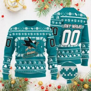 NHL San Jose Sharks Custom Ugly Christmas Sweater