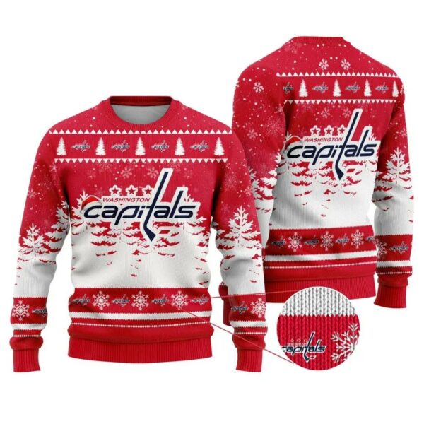 NHL Washington Capitals Ugly Christmas Sweater