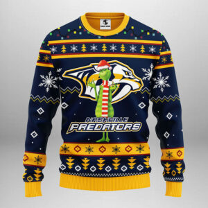 Nashville Predators Funny Grinch Ugly Christmas Sweater 1.jpeg