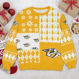 Nashville Predators NHL Ugly Christmas Sweater