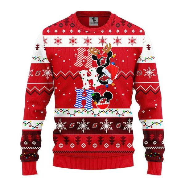 New Jersey Devils Hohoho Ugly Christmas Sweater