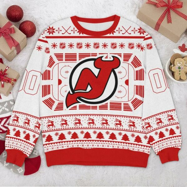 New Jersey Devils NHL Custom Ugly Christmas Sweater