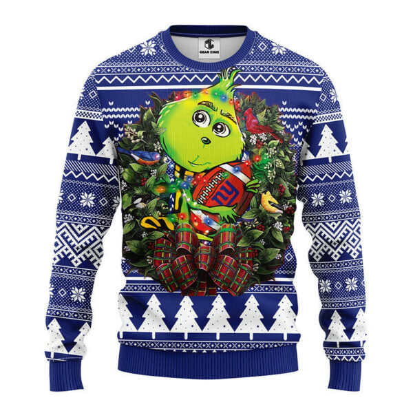 New York Giants Grinch Hug Ugly Christmas Sweater 1.jpeg