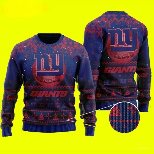 New York Giants NFL Ugly Christmas Sweater (2)