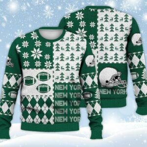 New York Jets Ugly Sweater Christmas