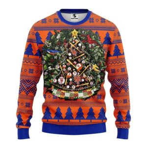 New York Mets Tree Ball Ugly Christmas Sweater