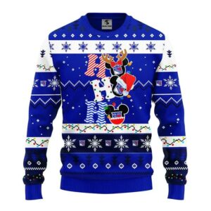 New York Rangers Hohoho Ugly Christmas Sweater