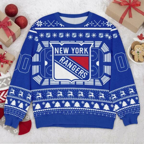 New York Rangers NHL Custom Ugly Christmas Sweater