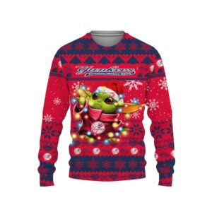 New York Yankees Baby Yoda Star Wars Ugly Christmas Sweater