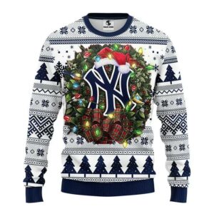 New York Yankees Santa Hat Ugly Christmas Sweater