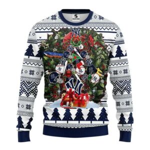 New York Yankees Tree Christmas Ugly Sweater