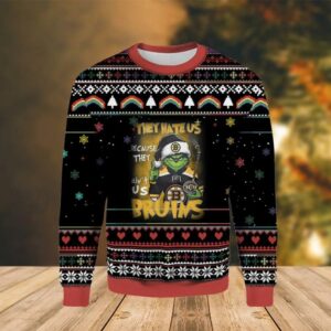 Nhl Boston Bruins Funny Grinch Ugly Christmas Sweater