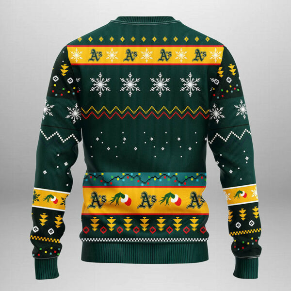 Oakland Athletics Grinch Ugly Christmas Sweater 2.jpeg