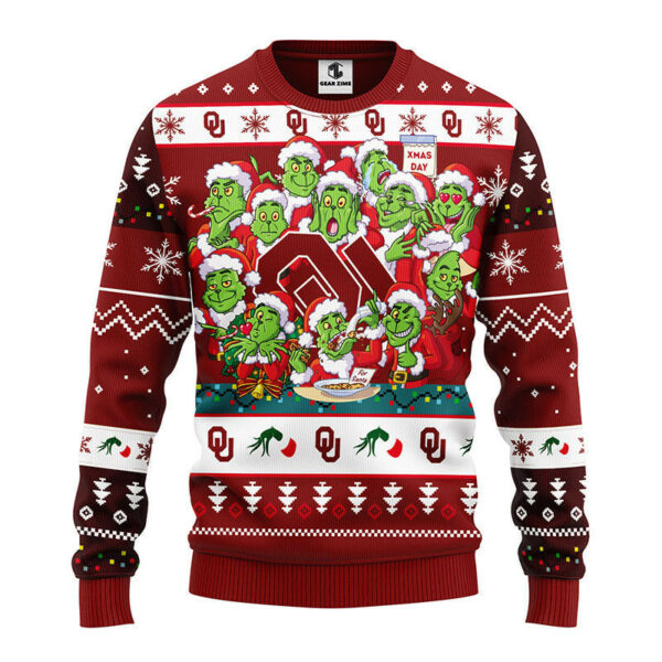 Oklahoma Sooners 12 Grinch Xmas Day Ugly Christmas Sweater 1.jpeg