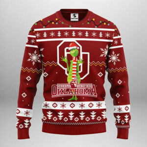 Oklahoma Sooners Funny Grinch Ugly Christmas Sweater 1.jpeg