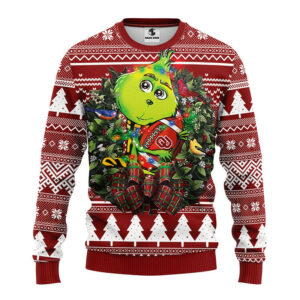 Oklahoma Sooners Grinch Hug Ugly Christmas Sweater 1.jpeg