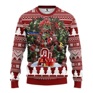 Oklahoma Sooners Tree Ugly Christmas Sweater