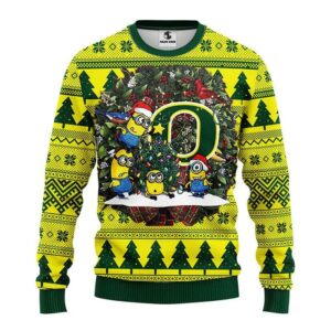 Oregon Ducks Tree Ball Ugly Christmas Sweater