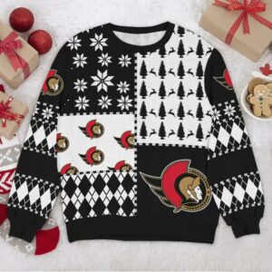 Ottawa Senators NHL Ugly Christmas Sweater