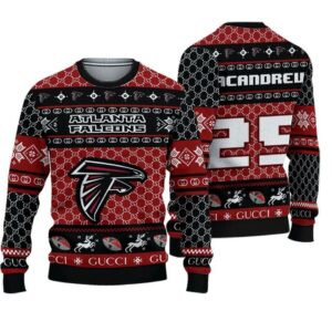 Personalized Atlanta Falcons Football Ugly Christmas Sweater