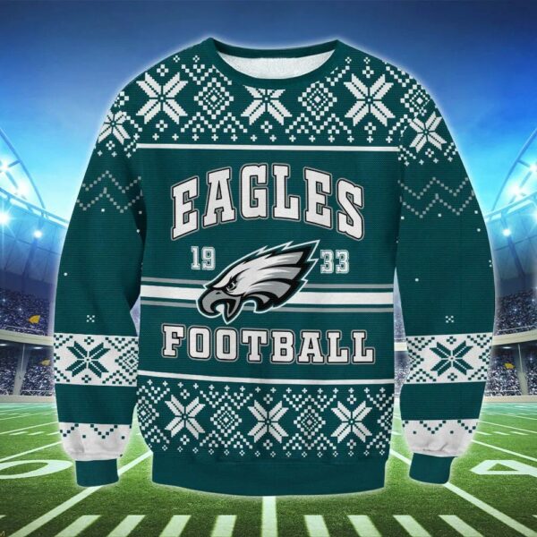 Philadelphia Eagles 1933 Ugly Christmas Sweater