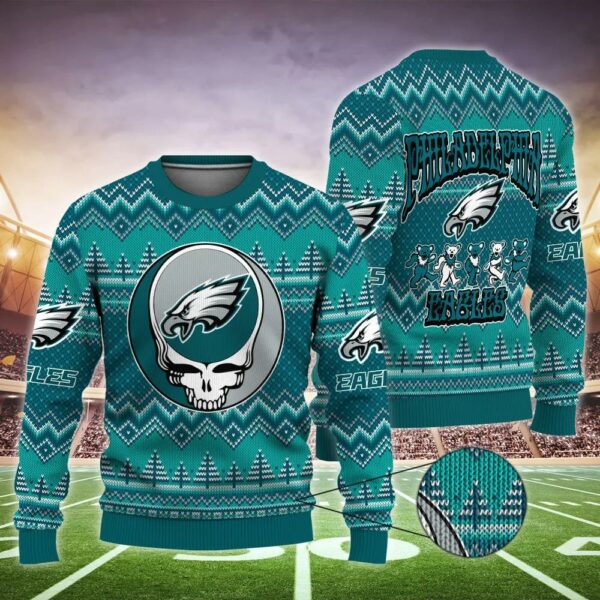 Philadelphia Eagles Grateful Ugly Sweater