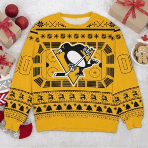 Pittsburgh Penguins NHL Custom Ugly Christmas Sweater