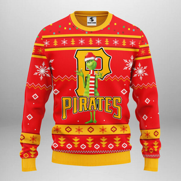 Pittsburgh Pirates Funny Grinch Christmas Red Ugly Sweater 1.jpeg