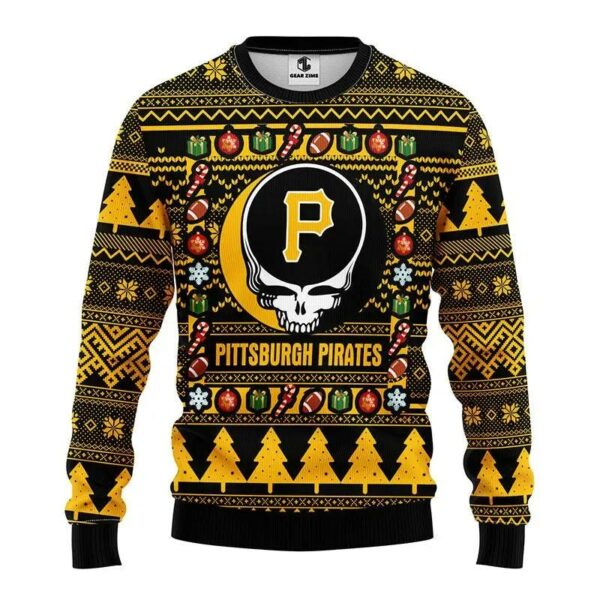 Pittsburgh Pirates Grateful Dead Ugly Christmas Sweater