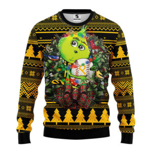 Pittsburgh Pirates Grinch Hug Ugly Christmas Sweater 1.jpeg