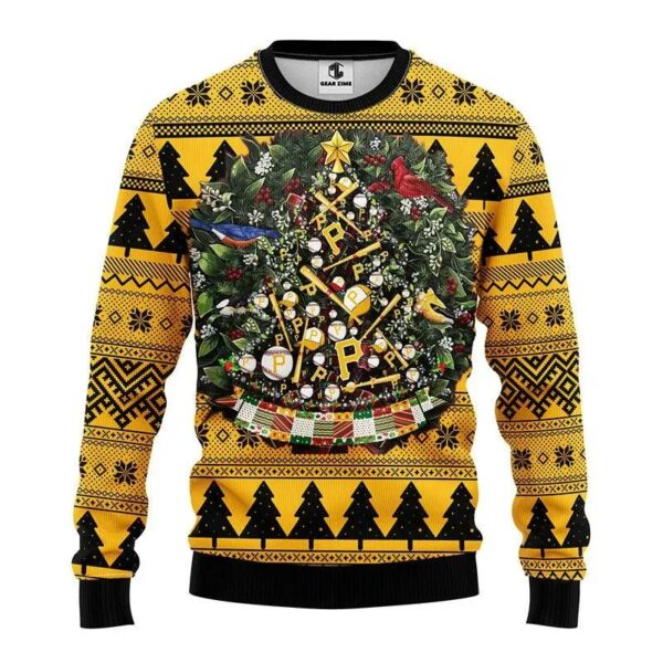 Pittsburgh Pirates Tree Ball Ugly Christmas Sweater