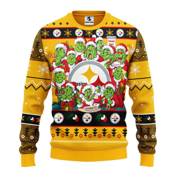 Pittsburgh Steelers 12 Grinch Xmas Day Ugly Christmas Sweater 1.jpeg