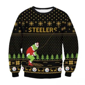 Pittsburgh Steelers Grinch Remove Thread Nfl Ugly Christmas Sweater