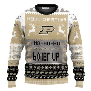 Purdue Boilermakers Merry Ugly Christmas Sweater