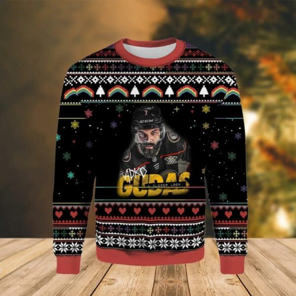 Radko Gudas Anaheim Ducks Ugly Christmas Sweater